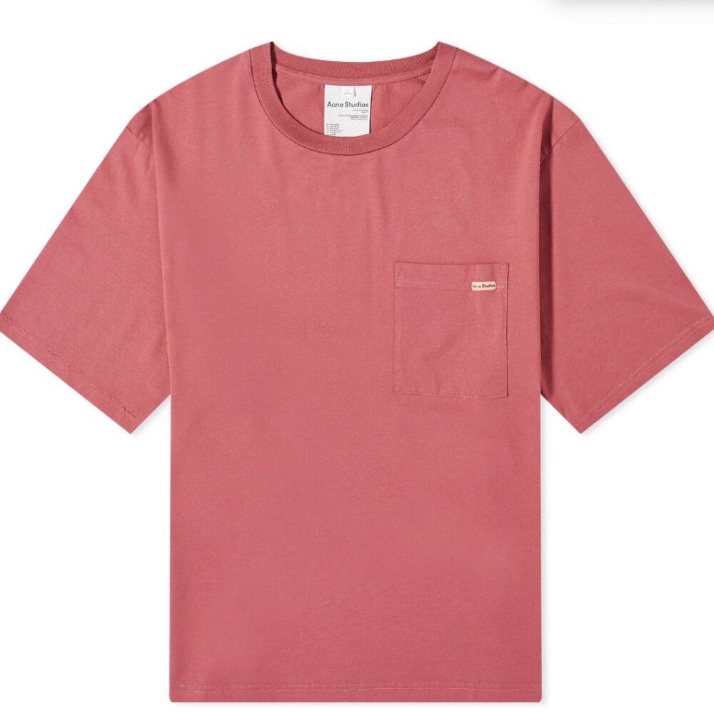 Acne Studios Edie Pocket Pink Label T-Shirt